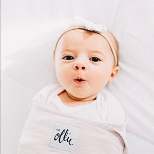 Ollie Swaddles - 2 Baby Swaddles-Lavender & Stone